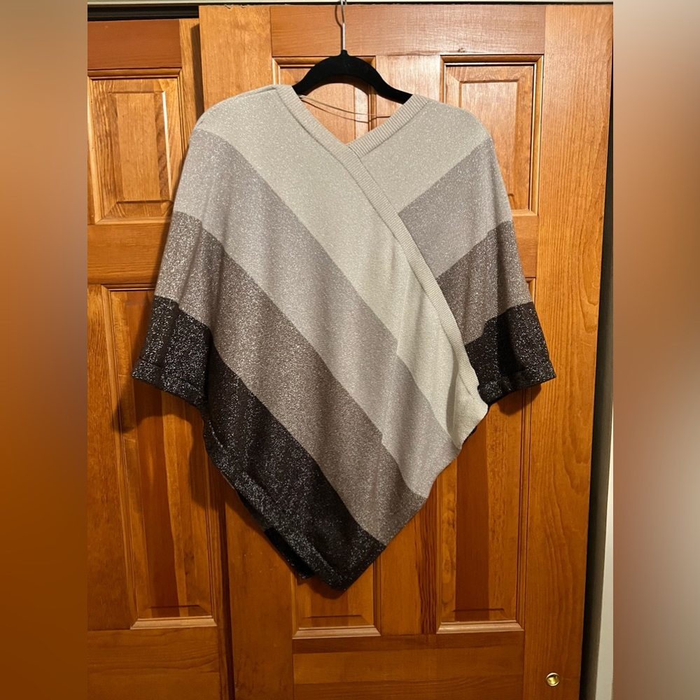 Beautiful Ombré Poncho Sweater